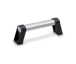 GN 334.1-Maniglie tubolari con supporti inclinati
